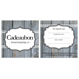 CB1322 | Cadeaubon