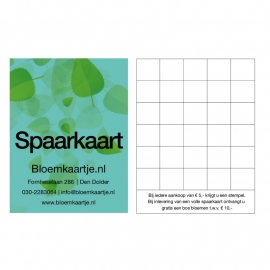 SK1343 | Spaarkaart