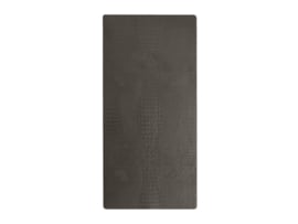 DUBL tafelloper - Croco Lead grey - 95 cm