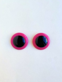 vintage 80s pink earrings