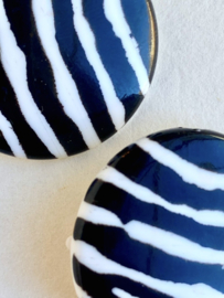 Zebra print clip on