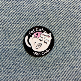 Fat Cat Fanclub Pin