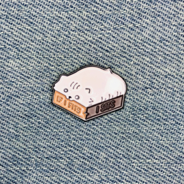 Cat in Box Pin