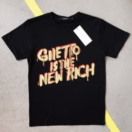 'Ghetto Is The New Rich' Joyrich Tee Size S