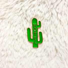 Green Hotel Cactus Pin