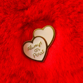 Always On Point Hearts Pin