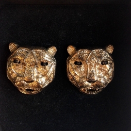 Leopard Stud Earrings