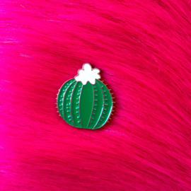 Round Cactus Pin