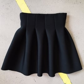 Scuba Skirt Black Size S