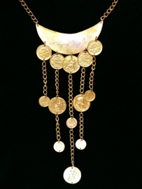 Coins Bohemian Gold Necklace 