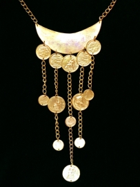 Coins Bohemian Gold Necklace