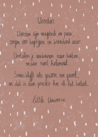 Kaart 'Woorden'