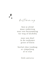 Kaart  'Bestemming'
