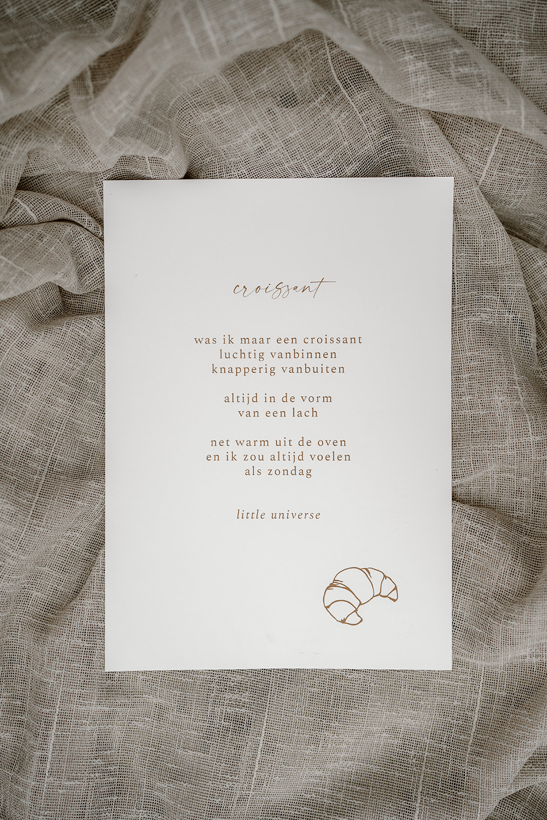 Print A4 'Croissant'