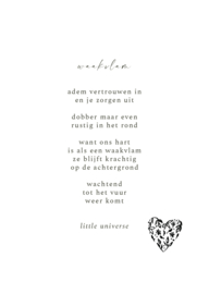 Kaart  'Waakvlam'