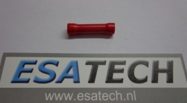 Kabelverbinder PRR545, rood, lang, geisoleerd, per 10 st.