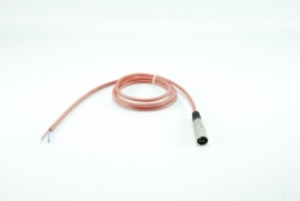 Siliconensnoer 1,5 meter met XLR plug