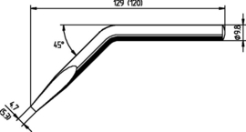 ERSA soldeerstift 152JD Ø 5,3 mm t.b.v. 150W soldeerbout 150S