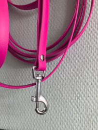 Longeerlijn - BioThane - 8m. Magenta Roze PK526