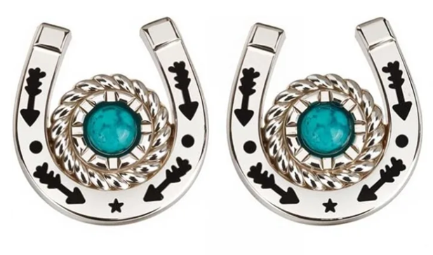 Concho - set 2 - Hoefijzer - Turquoise