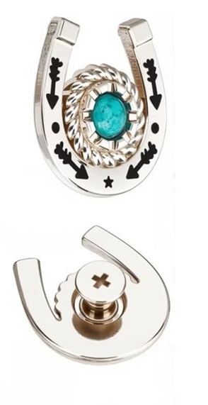 Concho - set 2 - Hoefijzer - Turquoise