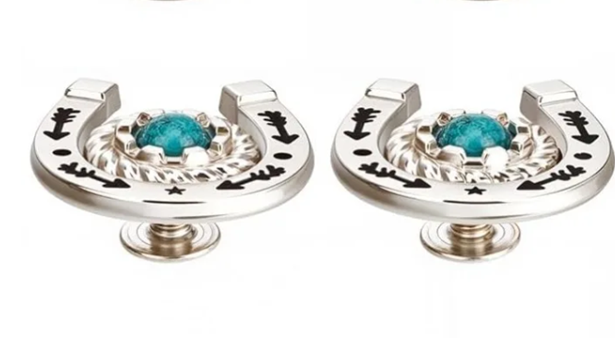 Concho - set 2 - Hoefijzer - Turquoise
