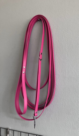 Longeerlijn - BioThane - 8m. Magenta Roze PK526
