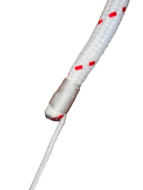 Leadrope  - 4,5m. - 12 mm. wit/rood en wit/blauw