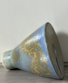 Studio keramiek vaasje met inkeping