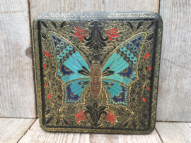 A. Driessen chocolaad Art Nouveau blik vlinder