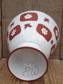 Potterie Hans Wagner sierpot tinglazuur