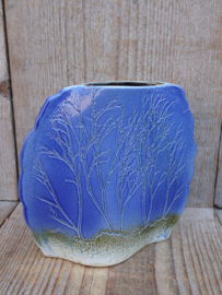 Tenmoku Pottery vaasje blauw