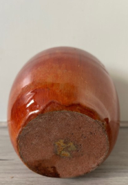 Pieter Groeneveldt vaas roodbruin