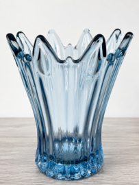 Sowerby Art Deco vaas ijsblauw