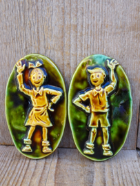 Wandbordjes Suske & Wiske