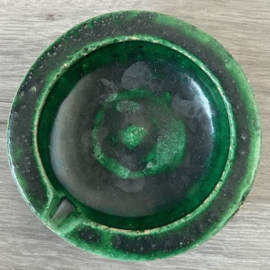 Pieter Groeneveldt asbak bandschraap groen