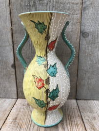 Italy vaas Deruta ceramics Serafino Volpi