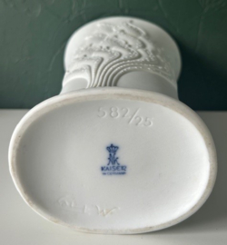 Kaiser Op-art vaas porselein floraal decor