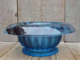George Davidson Art Deco schaal cloud glass