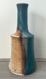 Steengoed flesje crème blauw