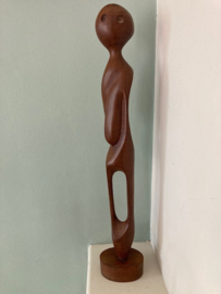 Sculptuur houtsnijwerk abstract