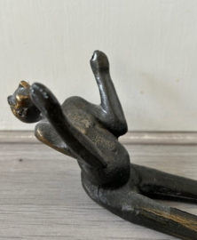 Corry Ammerlaan flessenhouder verbronsd