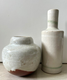 Mobach vaasje zachtgroen rood