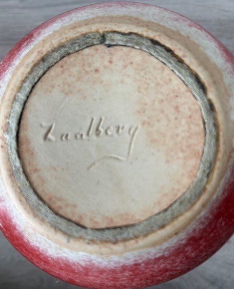 Herman Zaalberg vaas rood