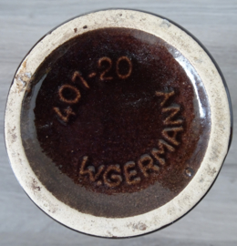 Scheurich vaas 401-20 geel bruin