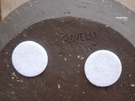 Ravelli vaas 'Incara' roodbruin