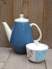 Helga grote koffiepot 1.75L pastel blauw