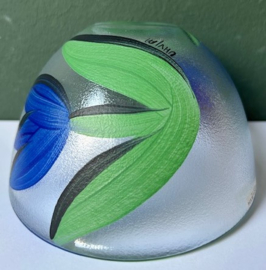 Kosta Boda tulip kom blauw groen