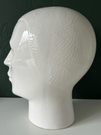 Royal Delft aardewerk hoofd wit