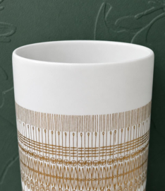 Rosenthal studio-linie vaas porselein wit goud